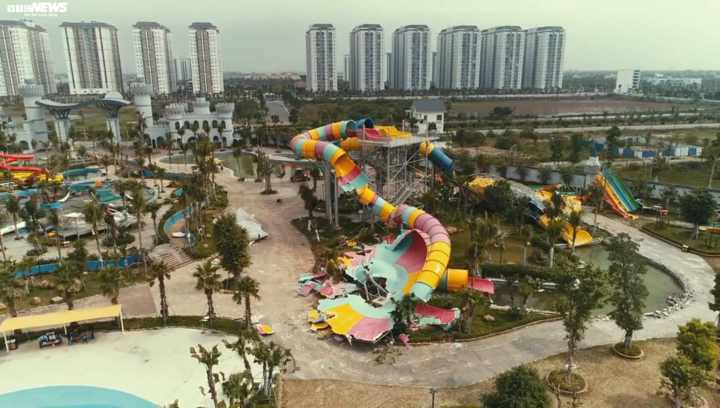 Cưỡng chế tháo dỡ công viên nước Thanh Hà hiện đại bậc nhất Thủ đô